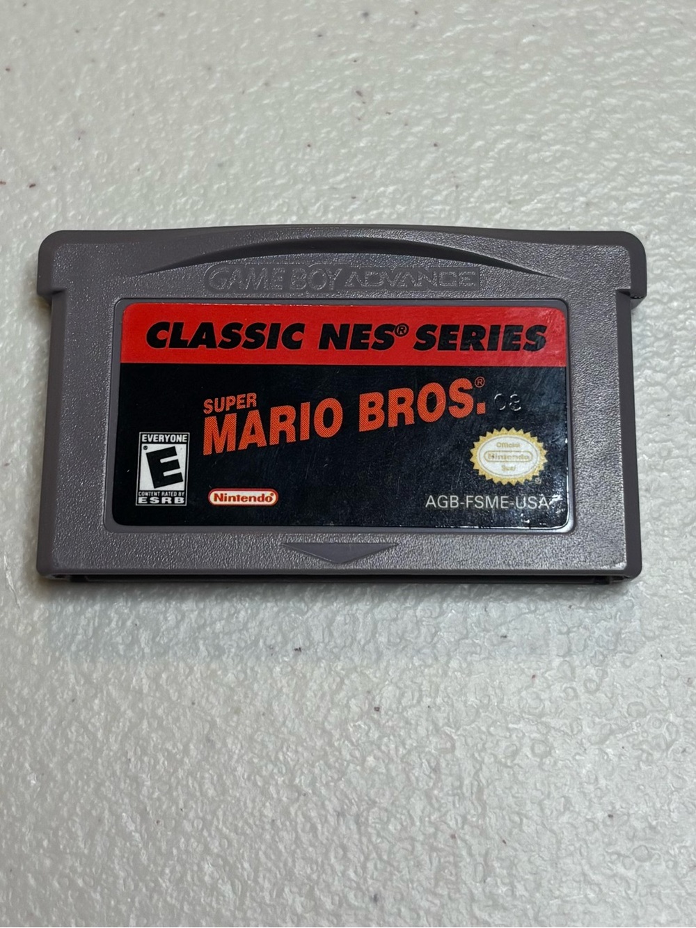 Official Nintendo Game Boy Advance Super Mario Bros. Loose Game Cartridge